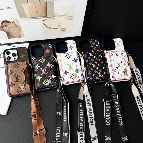ルイヴィトンiPhoneカバー　12プロ用 ブランド ルイヴィトン iphone12ケース 革製 LV ロゴ鉄